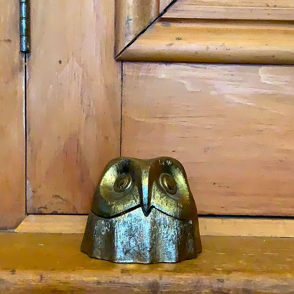 Vintage Accents Vintage 95s Wind Up Brass Bentley Owl Alarm Clock